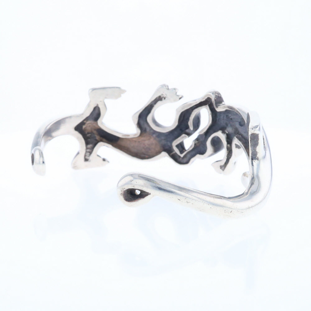 Sterling Silver Lizard Cuff Bracelet