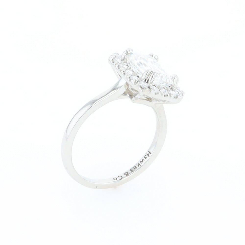 Emerald Cut Diamond Engagement Ring