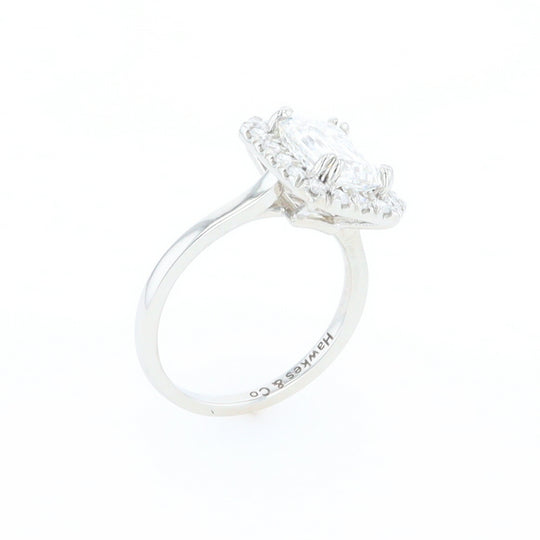 Emerald Cut Diamond Engagement Ring