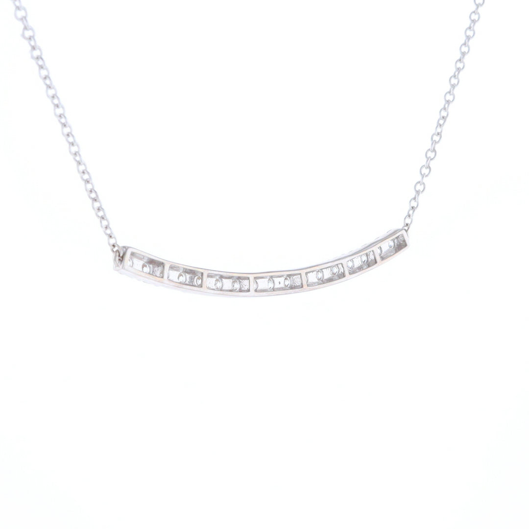 Diamond Bar Necklace