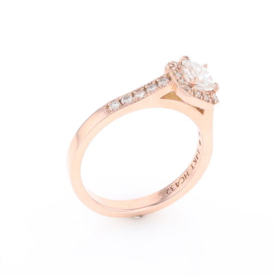 Princess Cut Diamond Halo Ring