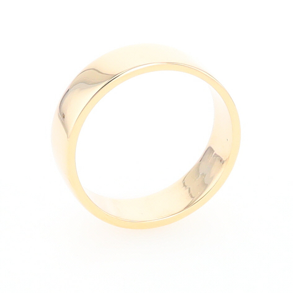 Men's Plain Gold Wedding Band