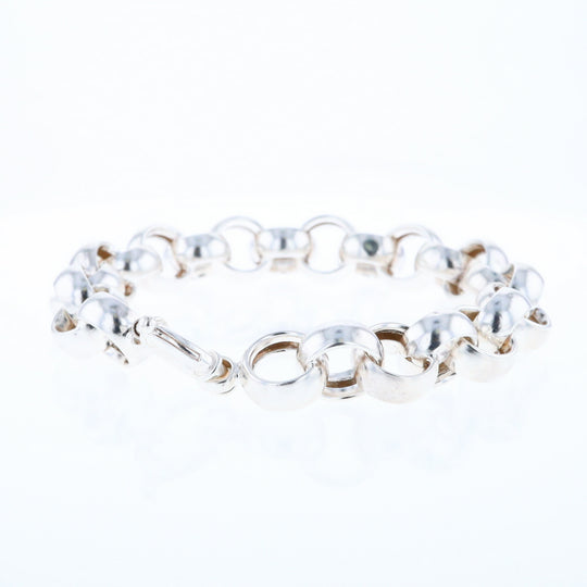 Silver Rolo Link Bracelet