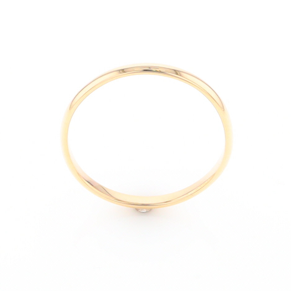 Thin Gold Wedding Band