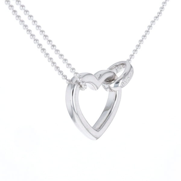 Diamond Clip Heart Necklace