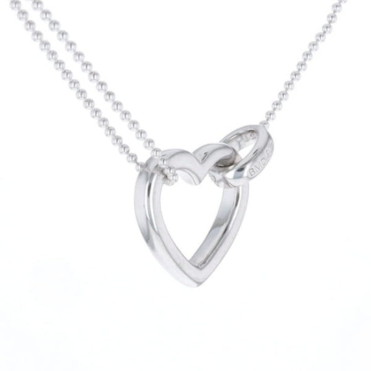 Diamond Clip Heart Necklace