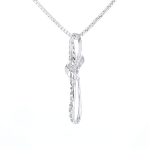 Open Loop Cross Necklace