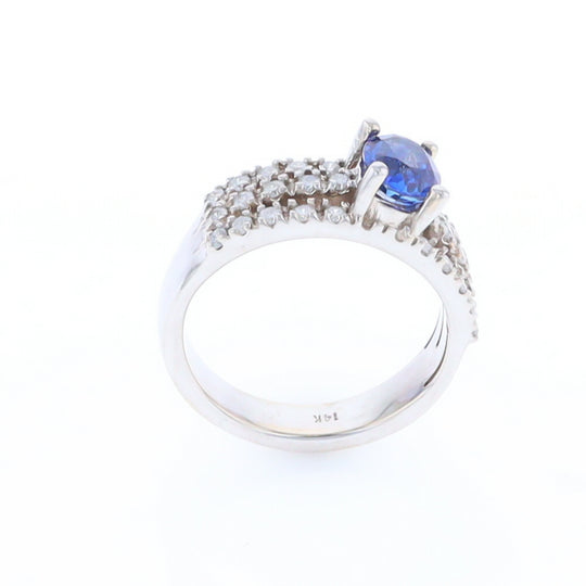 Sapphire Triple Band Ring