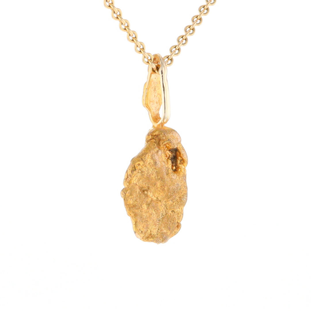 20K Natural Gold Nugget Pendant