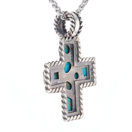 Turquoise Cross Pendant