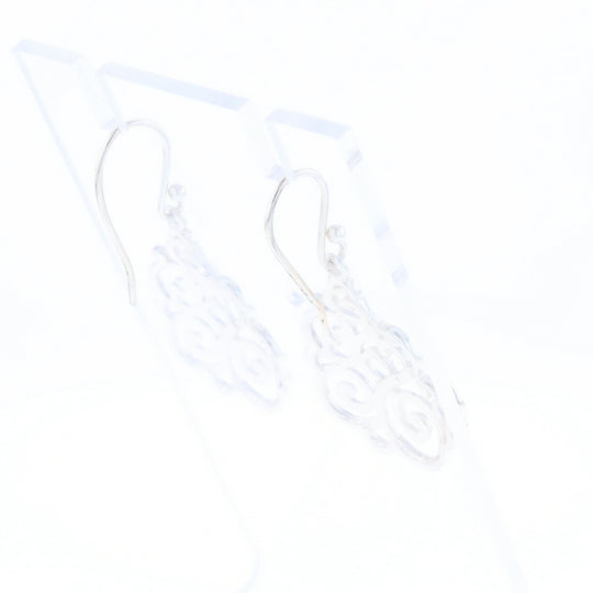 Drop Dangle Swirl Fishhook Earrings