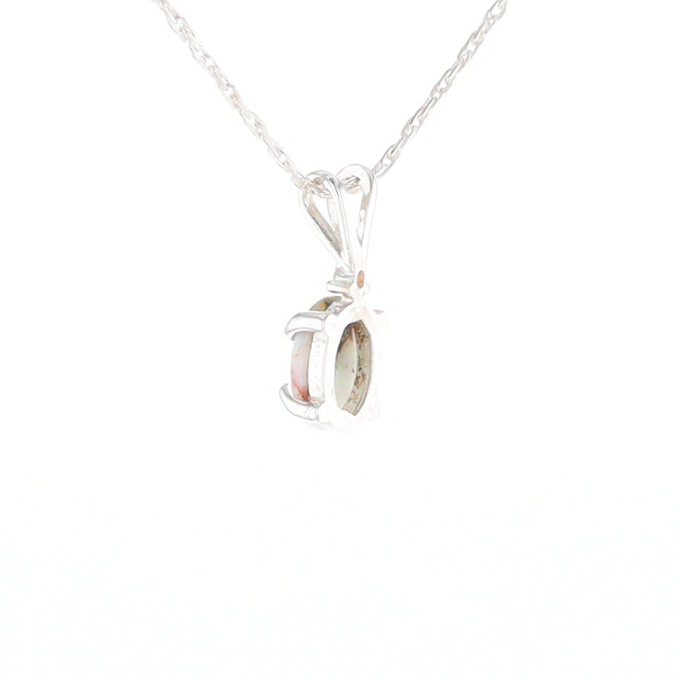 Gold Quartz Cabochon Necklace