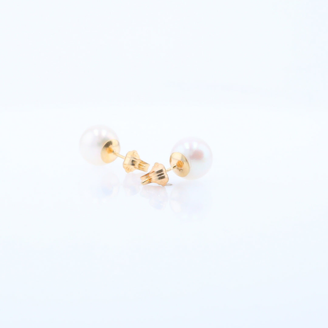 Pearl Stud Earrings