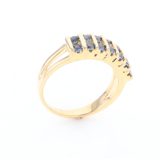 Channel Set Sapphire Ring