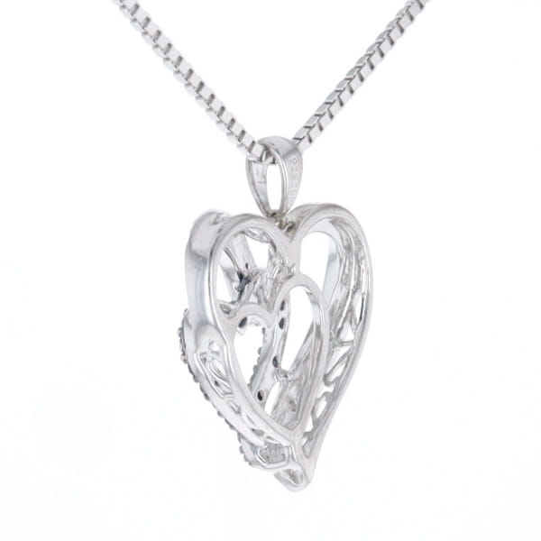 Double Open Heart Pendant