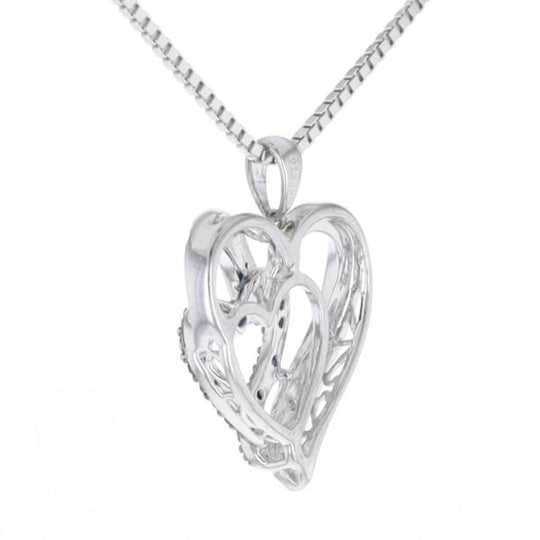 Double Open Heart Pendant