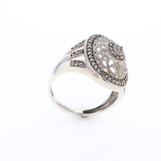 Open Work Filigree Design Ring