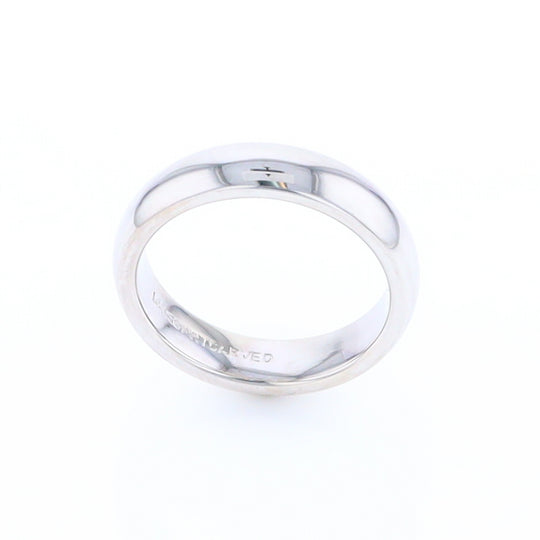 White Gold Wedding Band