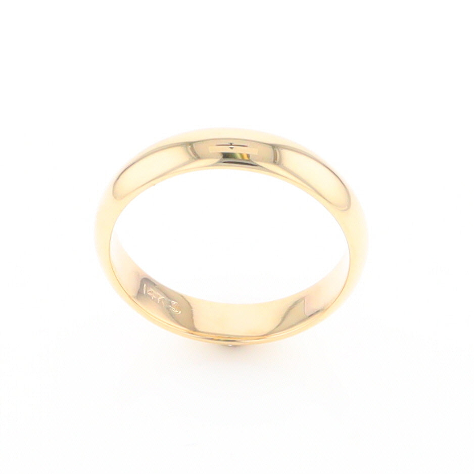 High Polished Comfort Fit Wedding Band