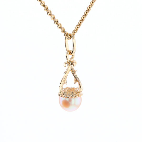 Swirl Chandelier Pearl Pendant