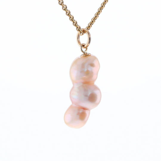 Baroque Triple Pearl Pendant