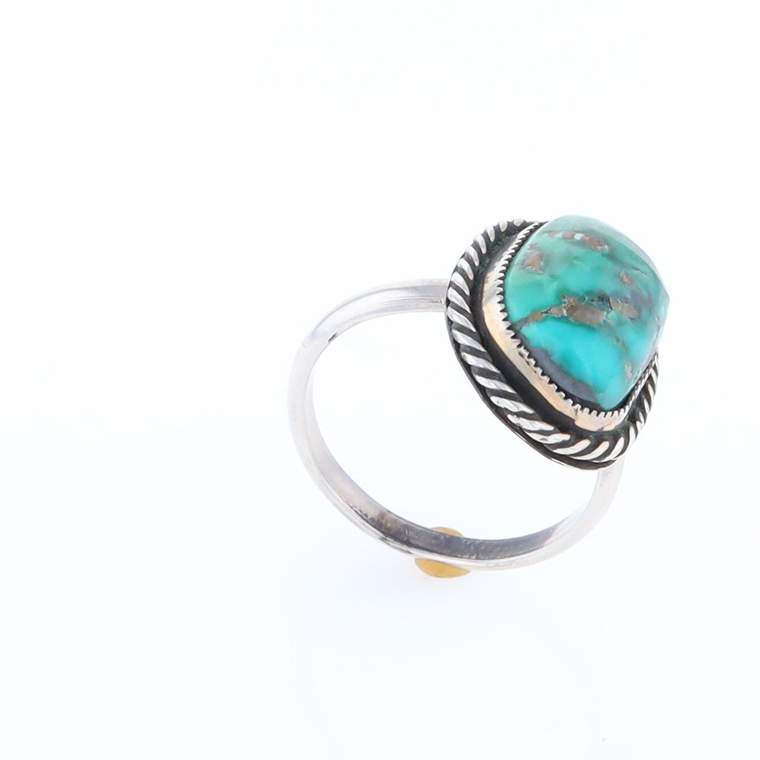 Bezel Set Turquoise Ring