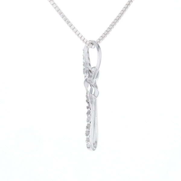 Open Loop Cross Necklace