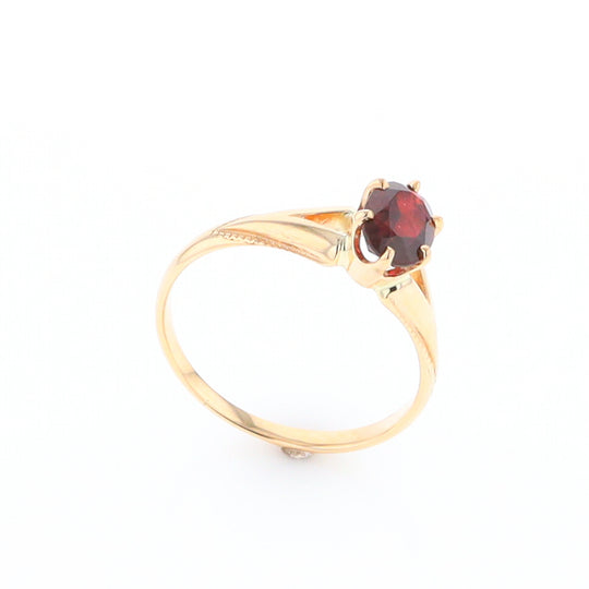 Oval Solitaire Tourmaline Ring