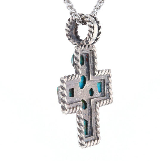 Turquoise Cross Pendant