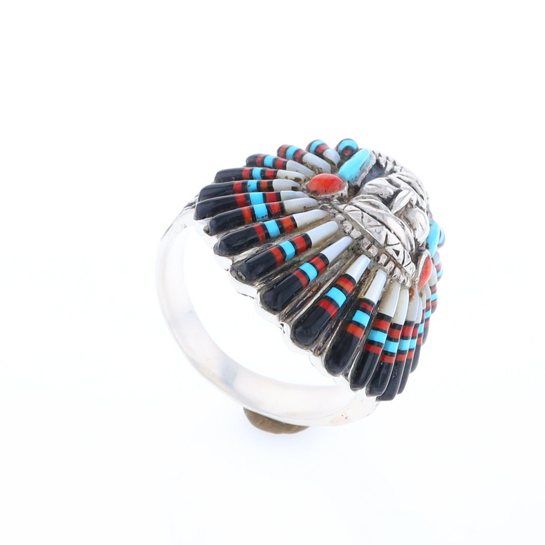 Native American Head Dress Ring