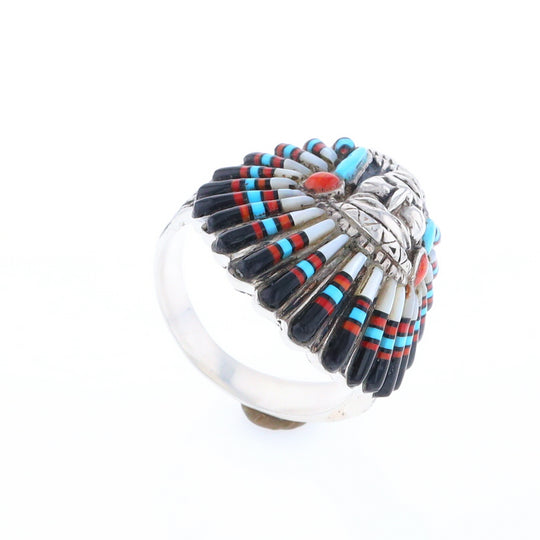 Native American Head Dress Ring