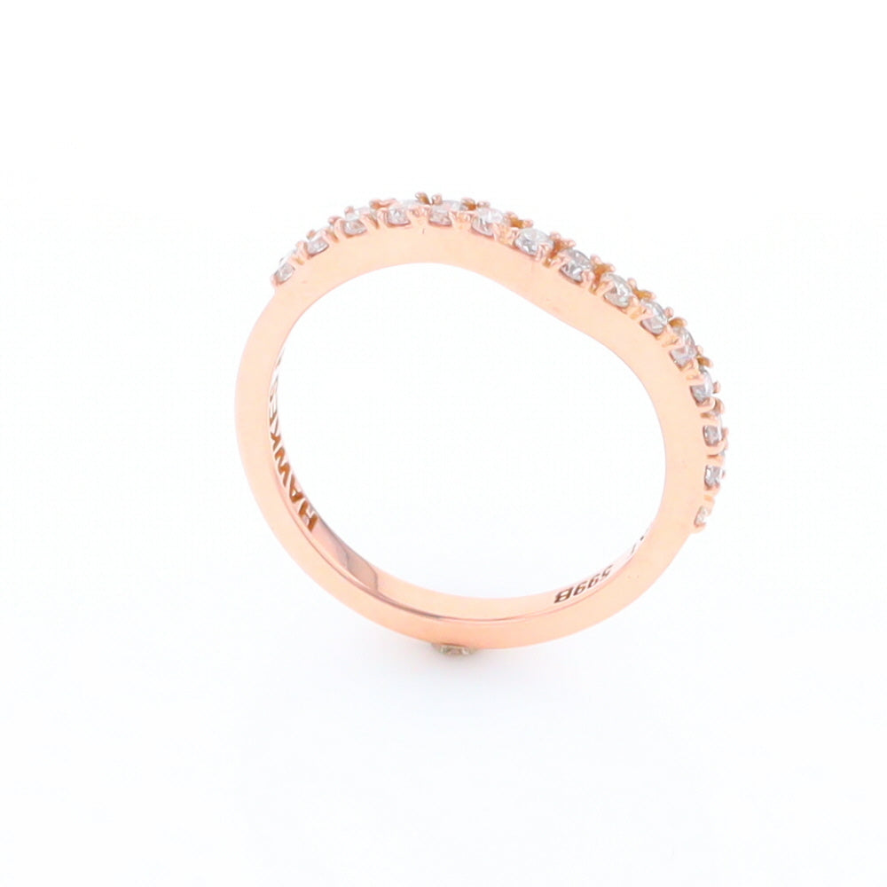 Rose Gold Diamond Wedding Band