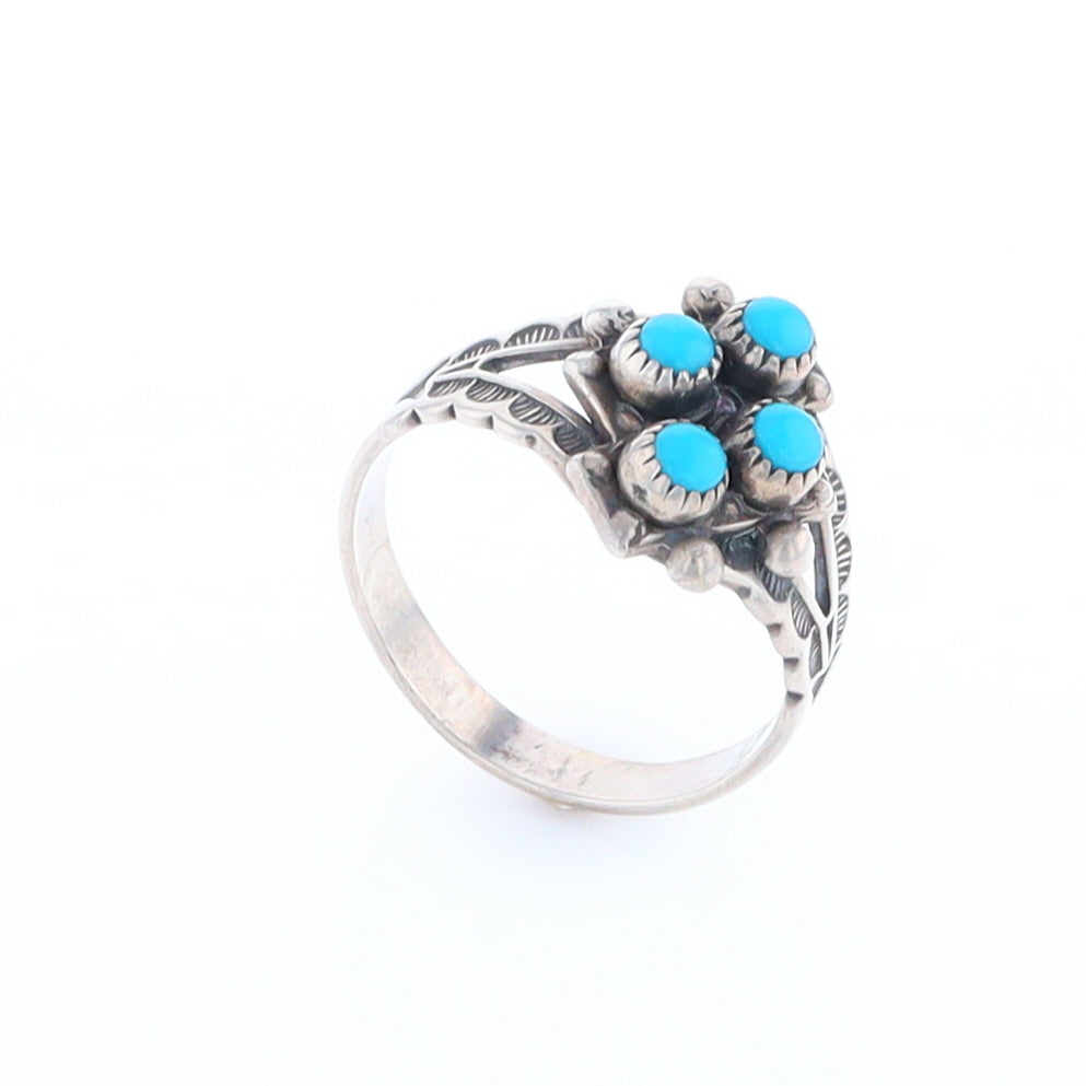 Native Four Stone Turquoise Ring