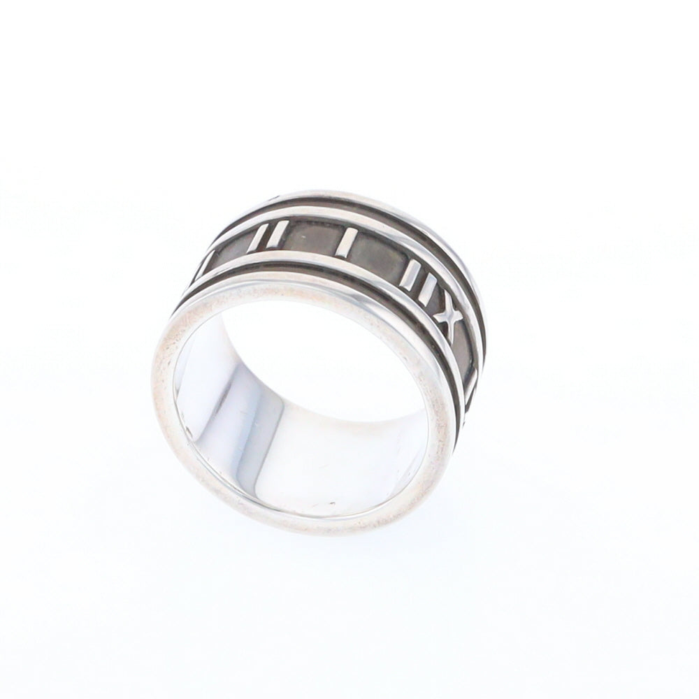 Tiffany & Co Sterling Silver Roman Numerals Ring