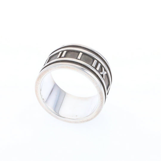 Tiffany & Co Sterling Silver Roman Numerals Ring