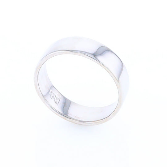 White Gold Wedding Band