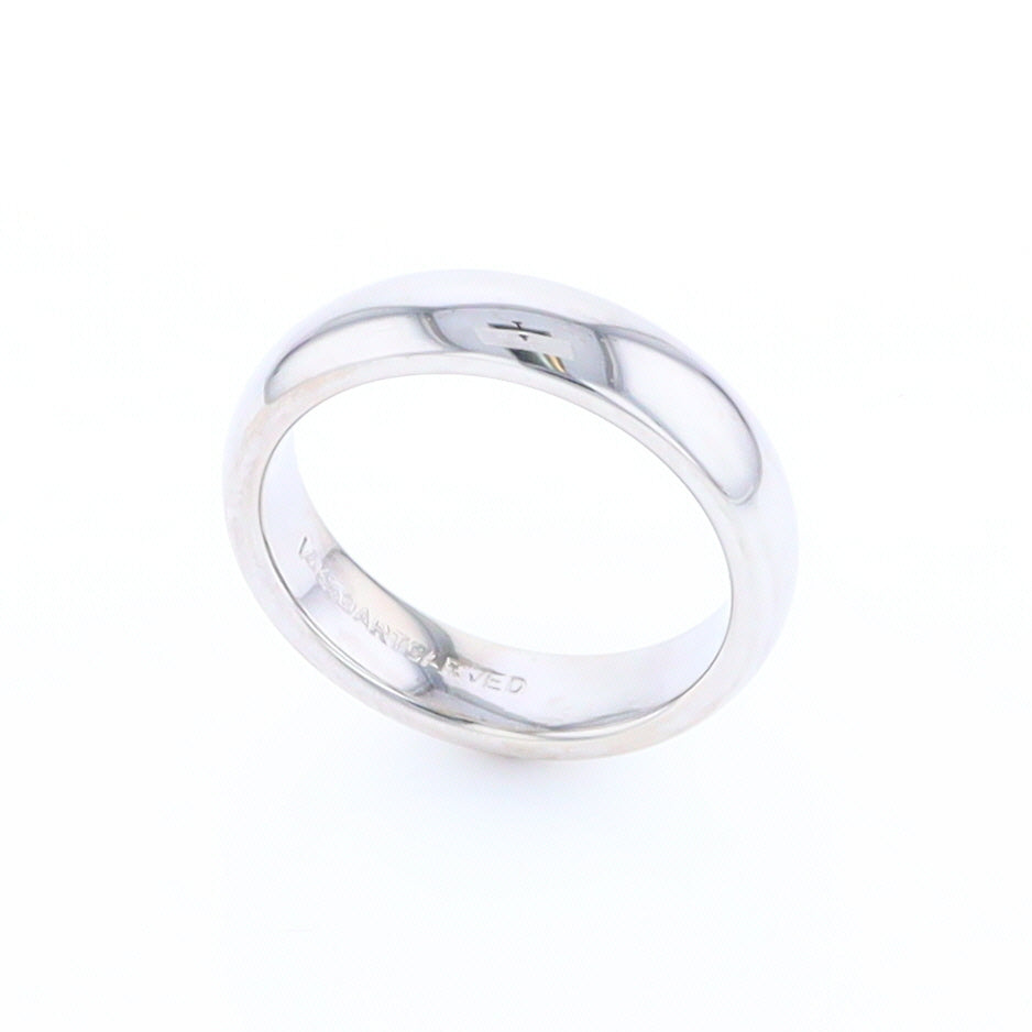 White Gold Wedding Band