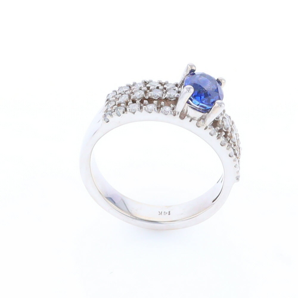 Sapphire Triple Band Ring