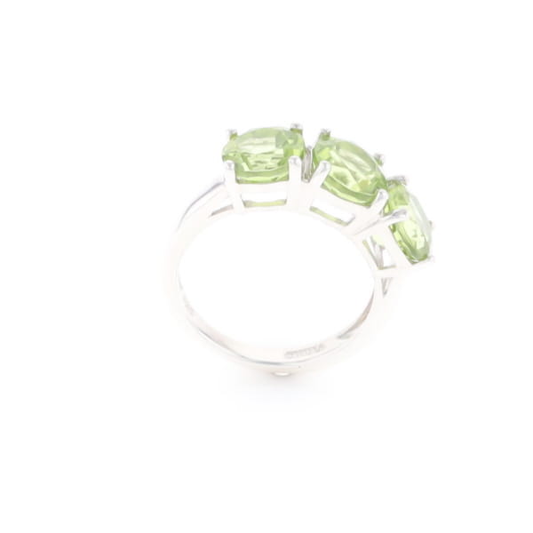 Triple Peridot Ring
