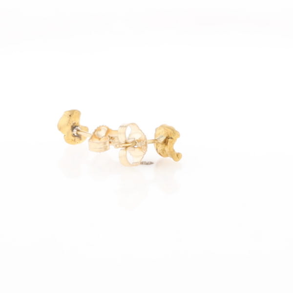 Natural Gold Nugget Earrings