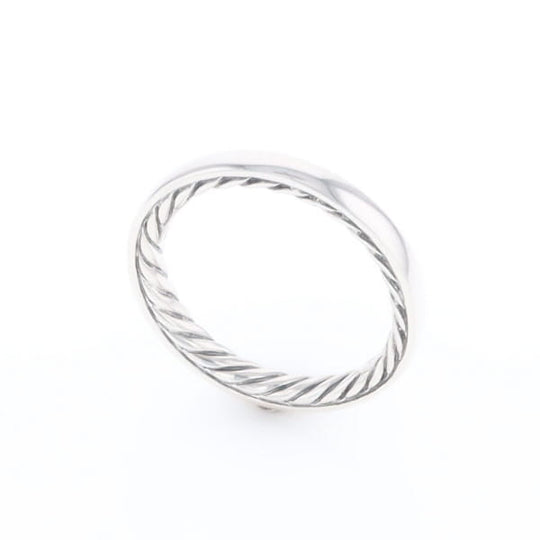 Sterling Silver Rope Decal Band