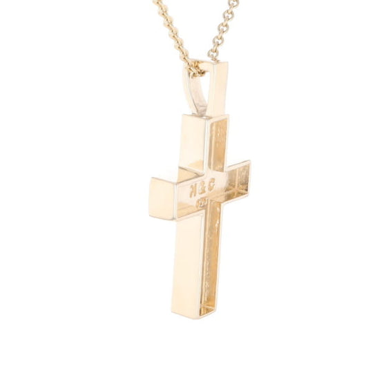 Meteorite Cross Pendant