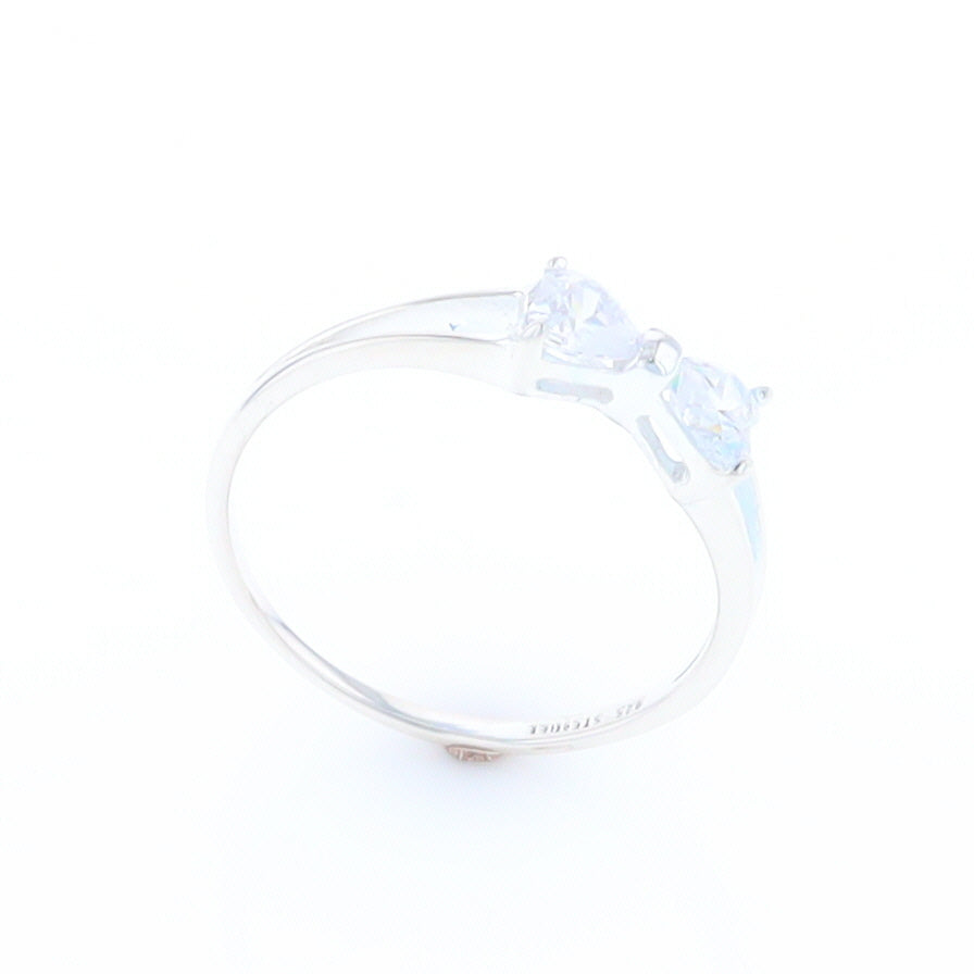 Cubic Zirconia Bow Tie Ring