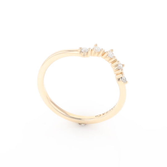 Yellow Gold Shadow Band