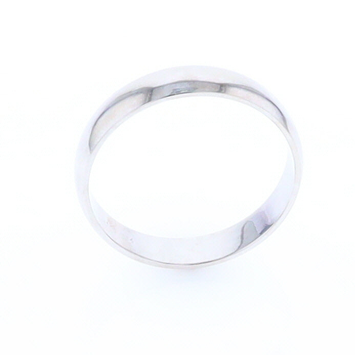 Standard Fit Wedding Band White Gold