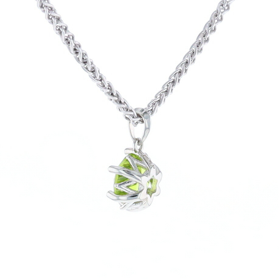 Solitaire Peridot Tulip Pendant