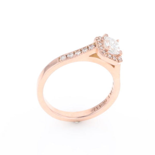 Princess Cut Diamond Halo Ring