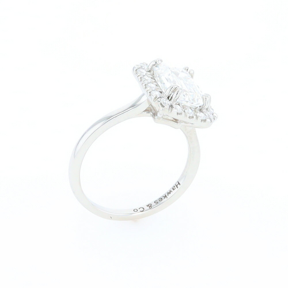 Emerald Cut Diamond Engagement Ring
