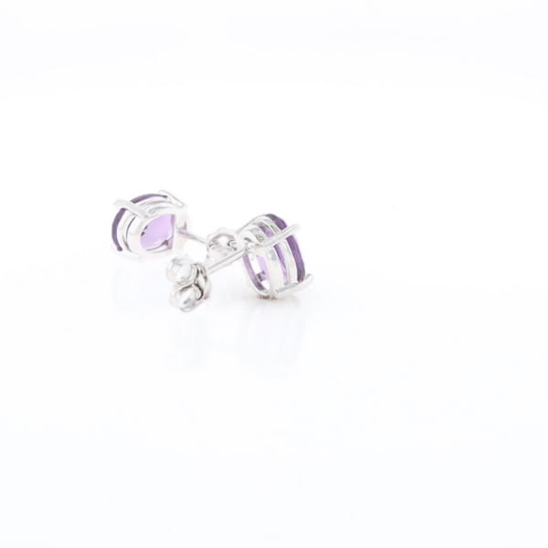Amethyst Stud Earrings