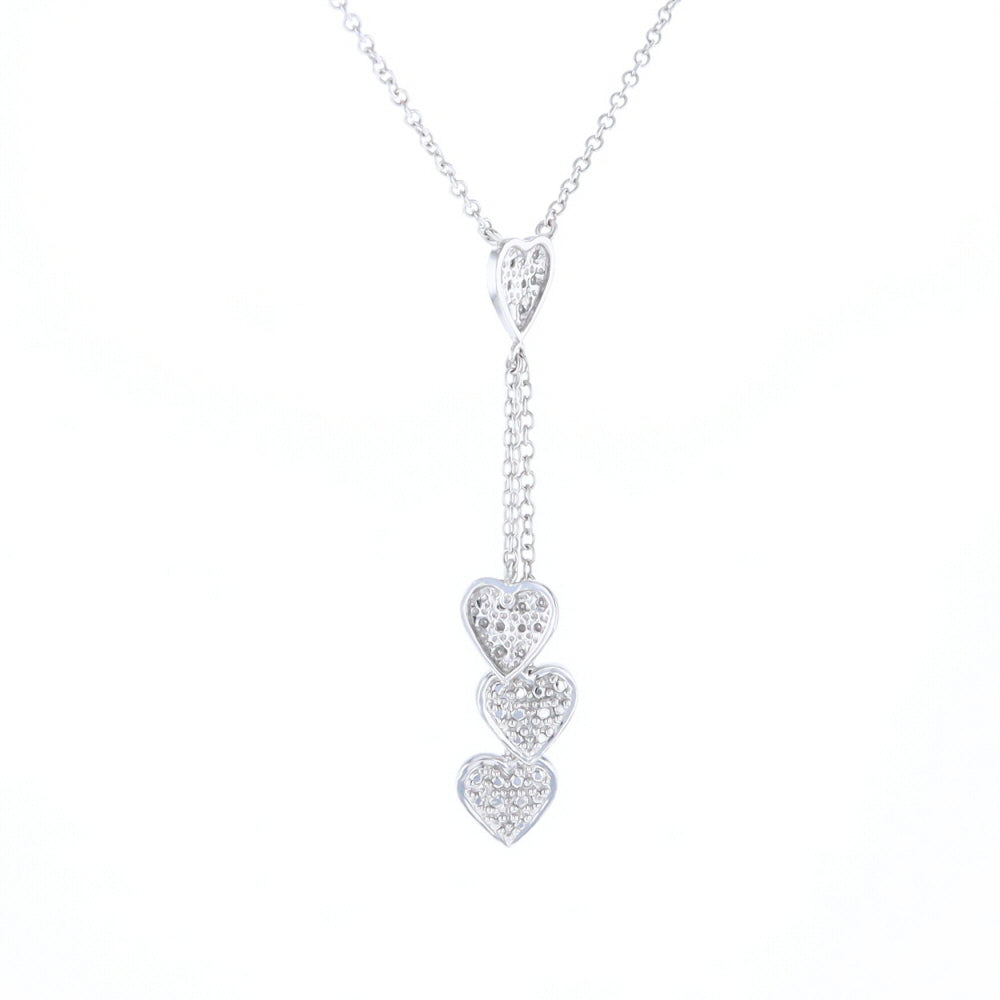 14K Triple Heart Necklace